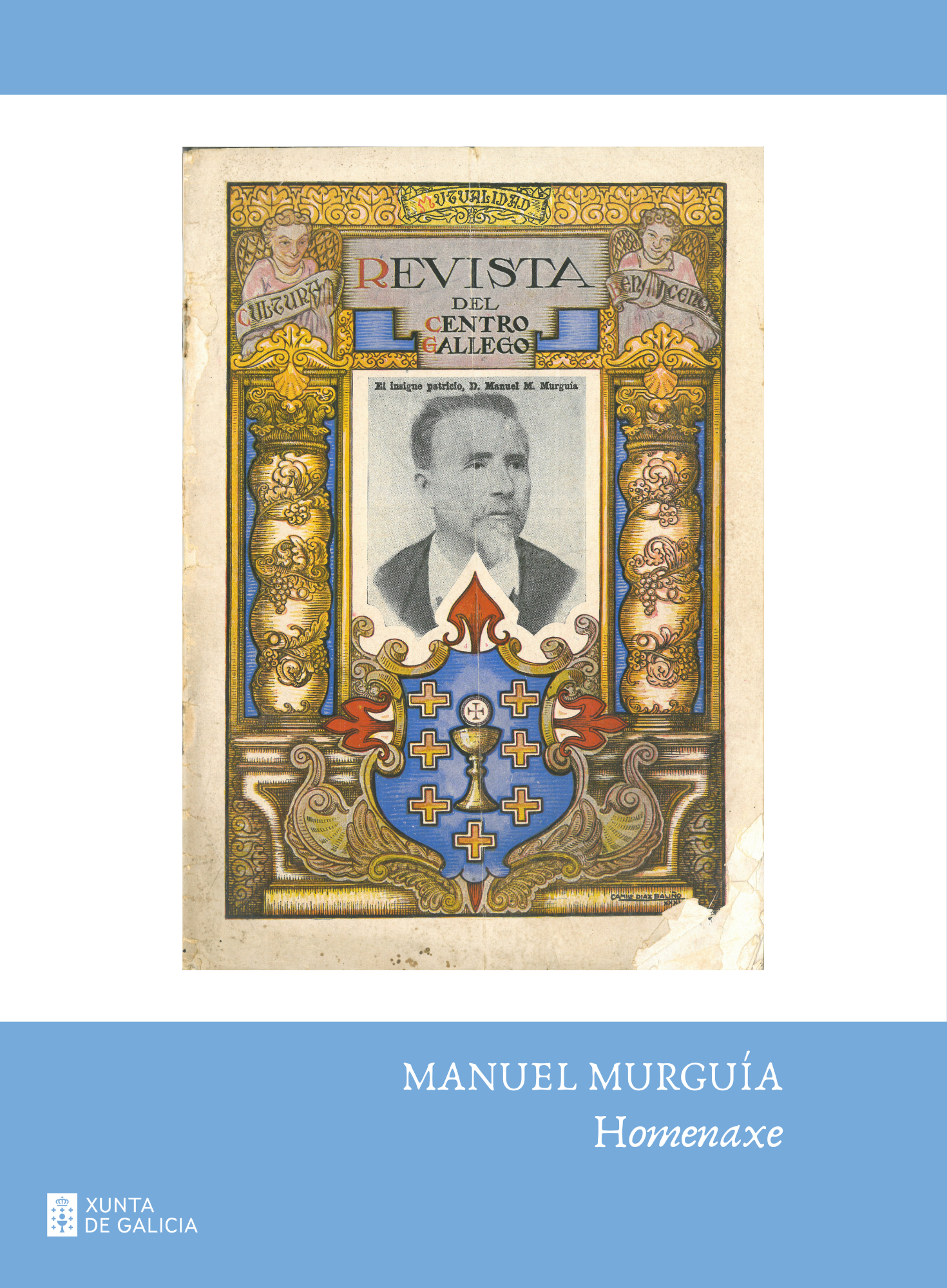 Logo Manuel Murguía. Homenaxe